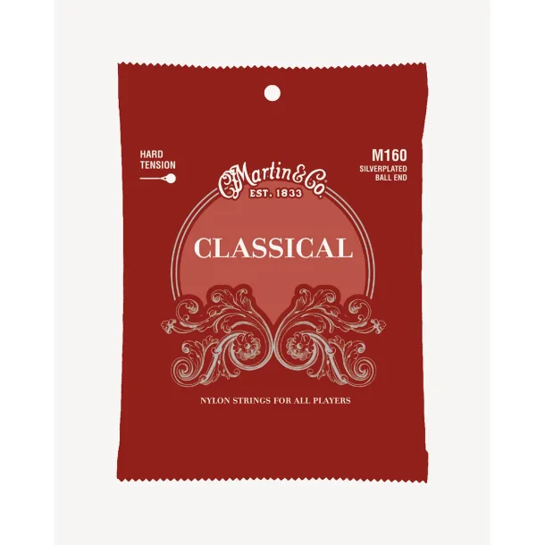 Martin M160 Classical Hard Tension Siverplated Ball End